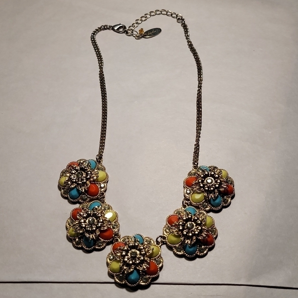Jules C Rhinestone Necklace